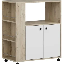 Kaappi Linento Furniture Clara tammi/valkoinen