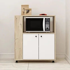 Kaappi Linento Furniture Clara tammi/valkoinen