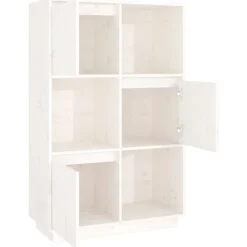 Kaappi 74x35x117cm, mänty, eri värejä
