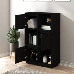 Kaappi 74x35x117cm, mänty, eri värejä