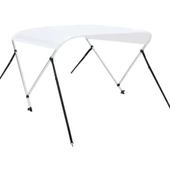 2-kaarinen bimini-kate, valkoinen 180x130x110 cm