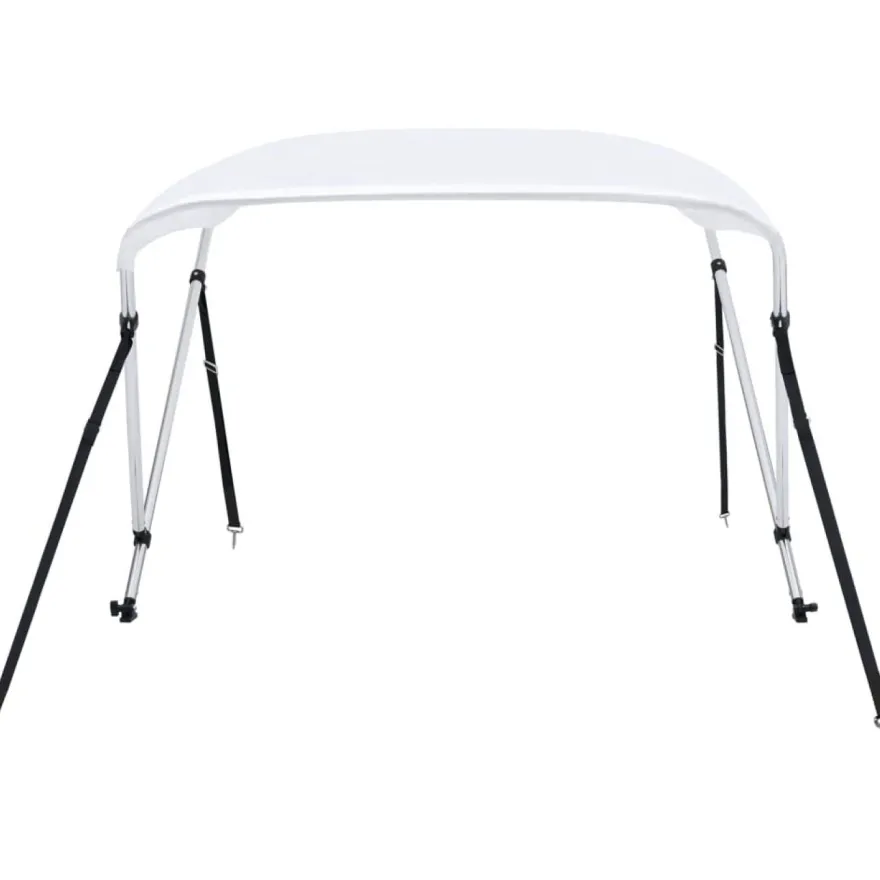 2-kaarinen bimini-kate, valkoinen 180x130x110 cm