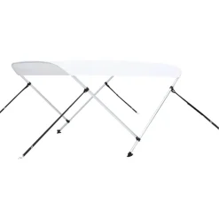 2-kaarinen bimini-kate, valkoinen 180x130x110 cm