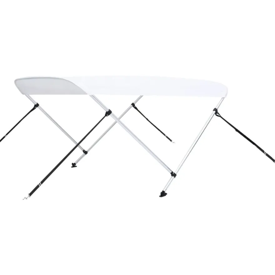 2-kaarinen bimini-kate, valkoinen 180x130x110 cm
