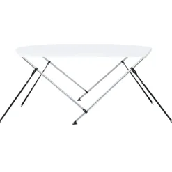 2-kaarinen bimini-kate, valkoinen 180x130x110 cm