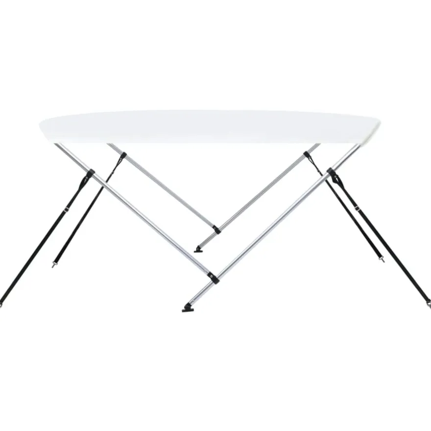 2-kaarinen bimini-kate, valkoinen 180x130x110 cm
