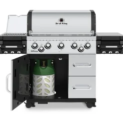 Kaasugrilli Broil King Imperial S 590 IR, 5 poltinta, sivukeitin infrapunalla, varraspaahdin
