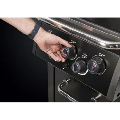 Kaasugrilli Broil King Royal 390 Shadow, 3 poltinta, sivukeitin, varraspaahdin