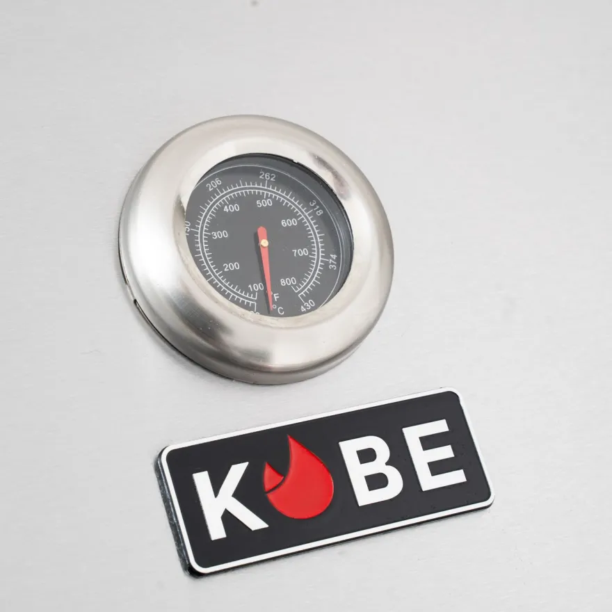 Kaasugrilli Kobe Platinum, 6 poltinta, sivukeitin, takapoltin