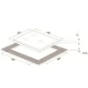 Kaasuliesitaso Schlosser PGH4511SFFD, 45cm, 3-liekkinen, beige