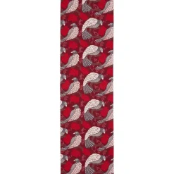 Kaitaliina Vallila Viserrys, punainen, 40x150 cm