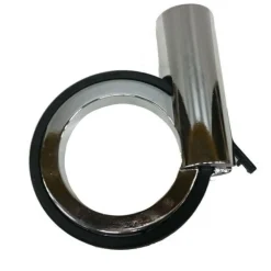 Kalustepyörä Grip Roto 120mm jarrulla kromi / musta