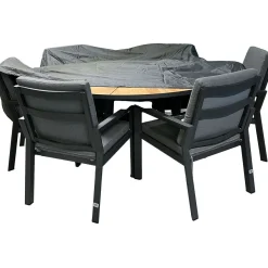 Kalustesuoja Home4You Ø240xK90 cm, säänkestävä, harmaa