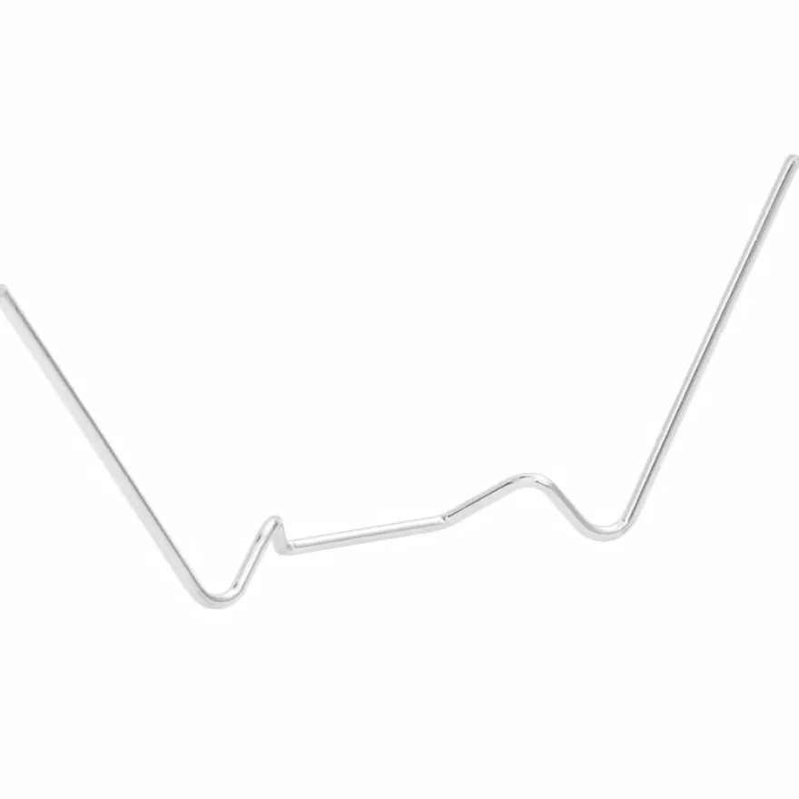Kasvihuoneen W klipsit, galvanoitu teräs, eri pakkauskoot (44046)