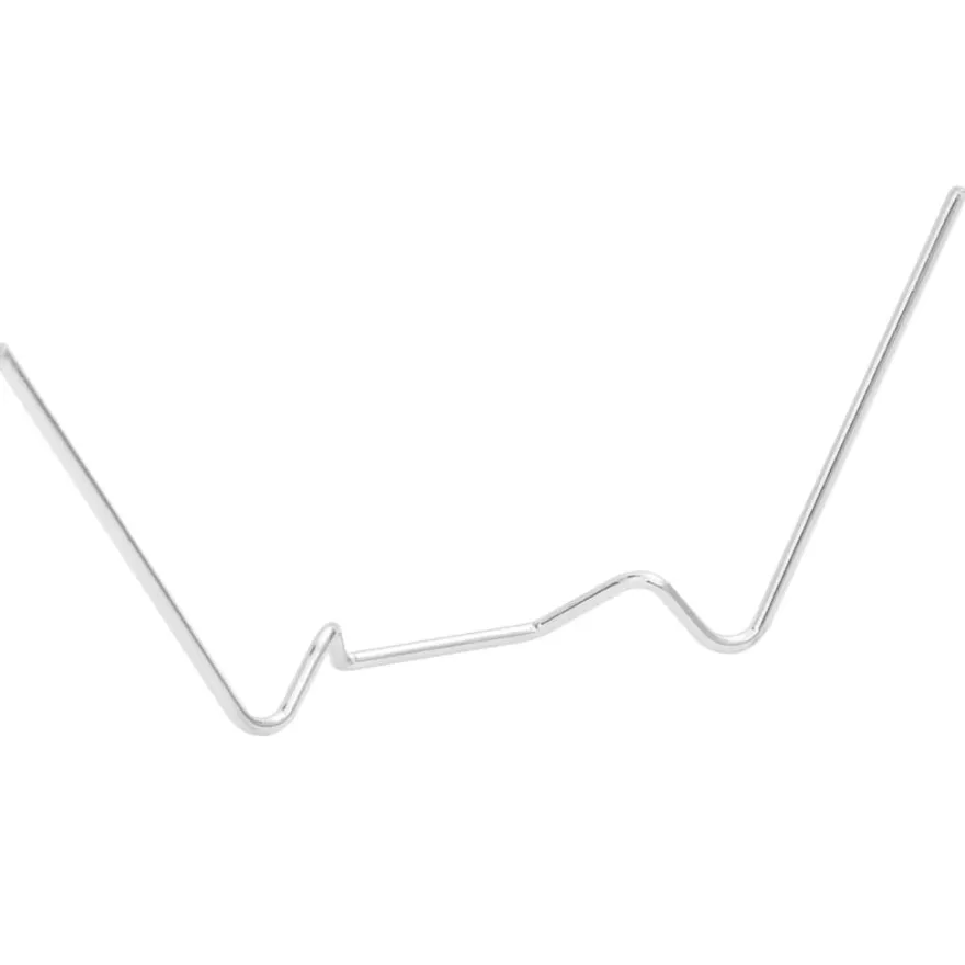 Kasvihuoneen W klipsit, galvanoitu teräs, eri pakkauskoot (44046)