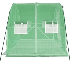Kasvihuone teräsrungolla, 3x2x2 m - 24x3x2 m, eri kokoja ja värejä (29939)