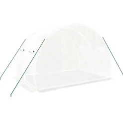 Kasvihuone teräsrungolla, 3x2x2 m - 24x3x2 m, eri kokoja ja värejä (29939)