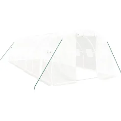 Kasvihuone teräsrungolla, 3x2x2 m - 24x3x2 m, eri kokoja ja värejä (29939)