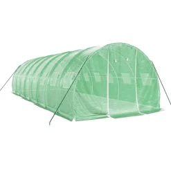 Kasvihuone teräsrungolla, 3x2x2 m - 24x3x2 m, eri kokoja ja värejä (29939)
