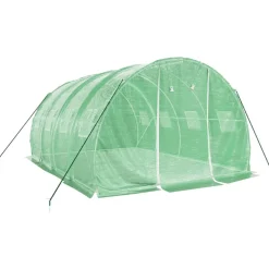 Kasvihuone teräsrungolla, 3x2x2 m - 24x3x2 m, eri kokoja ja värejä (29939)