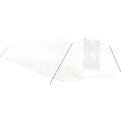 Kasvihuone teräsrungolla, 3x2x2 m - 24x3x2 m, eri kokoja ja värejä (29939)