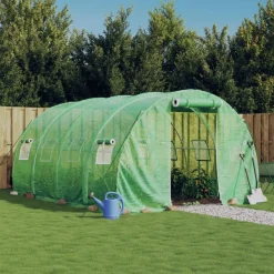 Kasvihuone teräsrungolla, 3x2x2 m - 24x3x2 m, eri kokoja ja värejä (29939)
