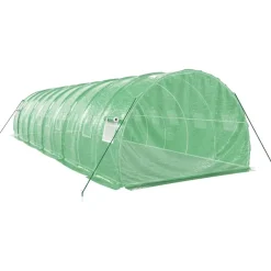 Kasvihuone teräsrungolla, 3x2x2 m - 24x3x2 m, eri kokoja ja värejä (29939)