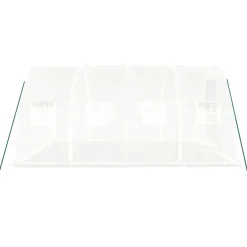 Kasvihuone teräsrungolla, 3x2x2 m - 24x3x2 m, eri kokoja ja värejä (29939)