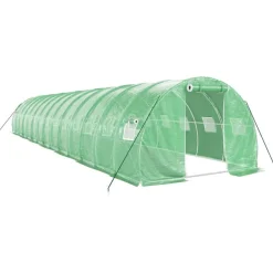 Kasvihuone teräsrungolla, 3x2x2 m - 24x3x2 m, eri kokoja ja värejä (29939)