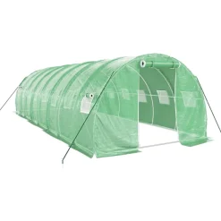 Kasvihuone teräsrungolla, 3x2x2 m - 24x3x2 m, eri kokoja ja värejä (29939)