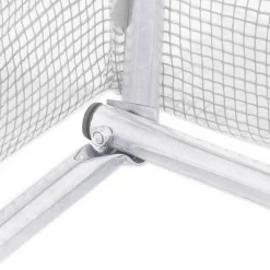 Kasvihuone teräsrungolla, 3x2x2 m - 24x3x2 m, eri kokoja ja värejä (29939)
