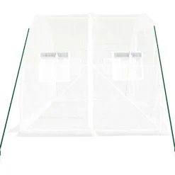 Kasvihuone teräsrungolla, 3x2x2 m - 24x3x2 m, eri kokoja ja värejä (29939)