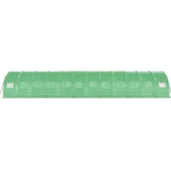 Kasvihuone teräsrungolla, 3x2x2 m - 24x3x2 m, eri kokoja ja värejä (29939)