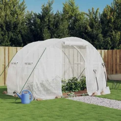 Kasvihuone teräsrungolla, 3x2x2 m - 24x3x2 m, eri kokoja ja värejä (29939)