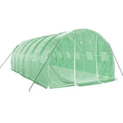 Kasvihuone teräsrungolla, 3x2x2 m - 24x3x2 m, eri kokoja ja värejä (29939)