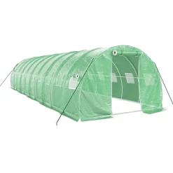 Kasvihuone teräsrungolla, 3x2x2 m - 24x3x2 m, eri kokoja ja värejä (29939)
