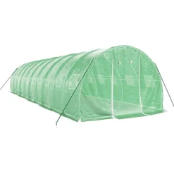 Kasvihuone teräsrungolla, 3x2x2 m - 24x3x2 m, eri kokoja ja värejä (29939)