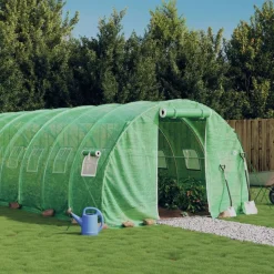 Kasvihuone teräsrungolla, 3x2x2 m - 24x3x2 m, eri kokoja ja värejä (29939)