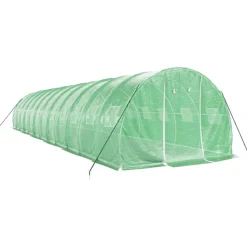 Kasvihuone teräsrungolla, 3x2x2 m - 24x3x2 m, eri kokoja ja värejä (29939)