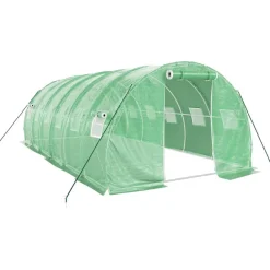 Kasvihuone teräsrungolla, 3x2x2 m - 24x3x2 m, eri kokoja ja värejä (29939)