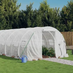 Kasvihuone teräsrungolla, 3x2x2 m - 24x3x2 m, eri kokoja ja värejä (29939)