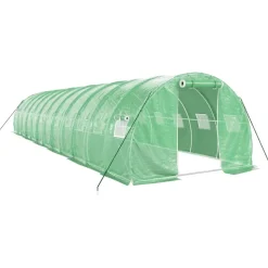 Kasvihuone teräsrungolla, 3x2x2 m - 24x3x2 m, eri kokoja ja värejä (29939)