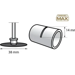 Katkaisulaikka Dremel Max EZ SpeedClic SC456DM, metallille