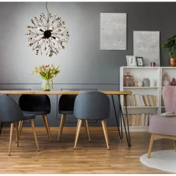 Kattokruunu Aneta Lighting Viva, Musta