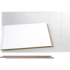 Kattopaneeli Maler Smart D2D STP-0, 6x160x2070mm, MDF, ympäripontattu, valkoinen