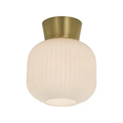 Kattoplafondi Aneta Lighting Vanja, valkoinen/harjattu messinki