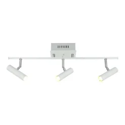 Kattospotti Aneta Lighting Artic, 3-osainen, suora, valkoinen
