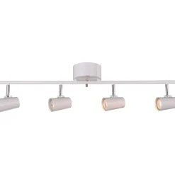 Kattospotti Aneta Lighting Pilot, 4-osainen, GU10, suora, valkoinen