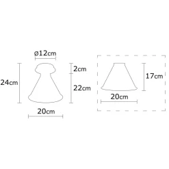 Kattovalaisin Linento Lighting Berceste, kupari, Ø20cm