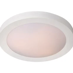 Kattovalaisin Lucide Fresh, Ø35 cm, IP44, valkoinen